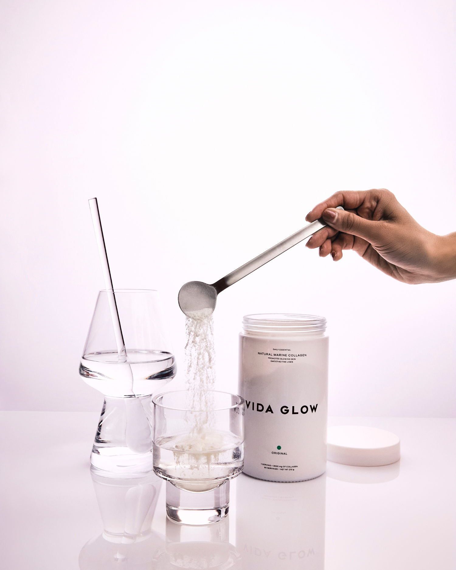 天然海洋胶原蛋白粉 9.5 盎司 - 原味