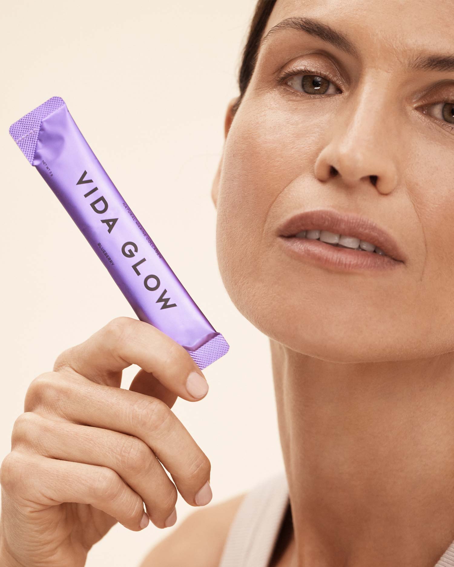 天然海洋胶原蛋白小包 - 蓝莓